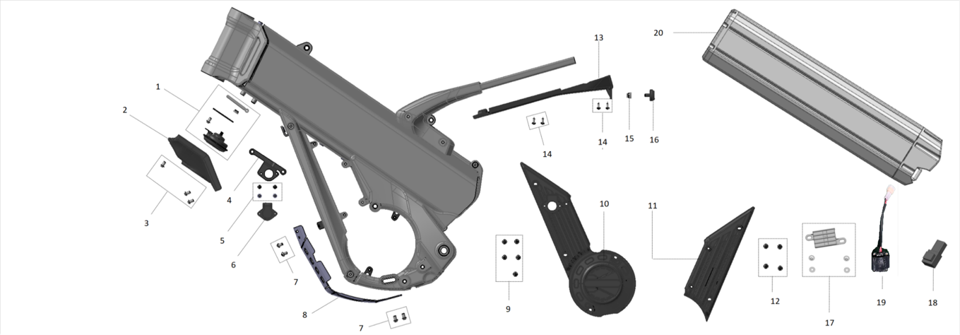 Fijación del chasis (XxX)