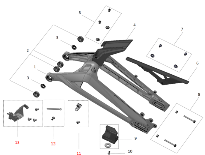 Horquillas traseras (XxX)