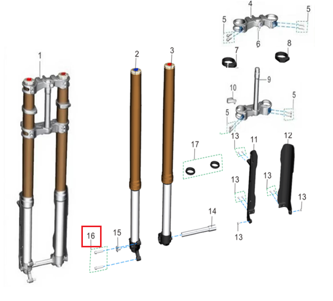 Perno M8×35 (KOMODO)