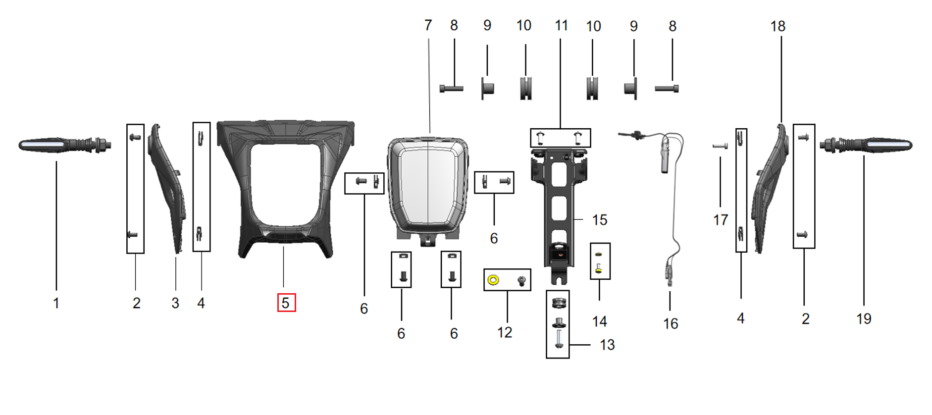 L1e headlight support