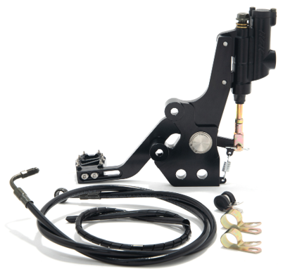 Hydraulic foot brake pedal