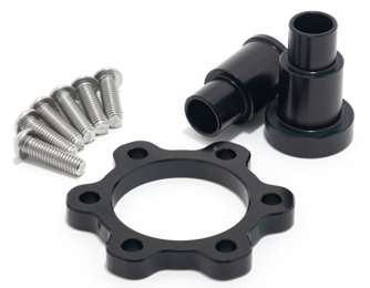 Rear wheel flange kit