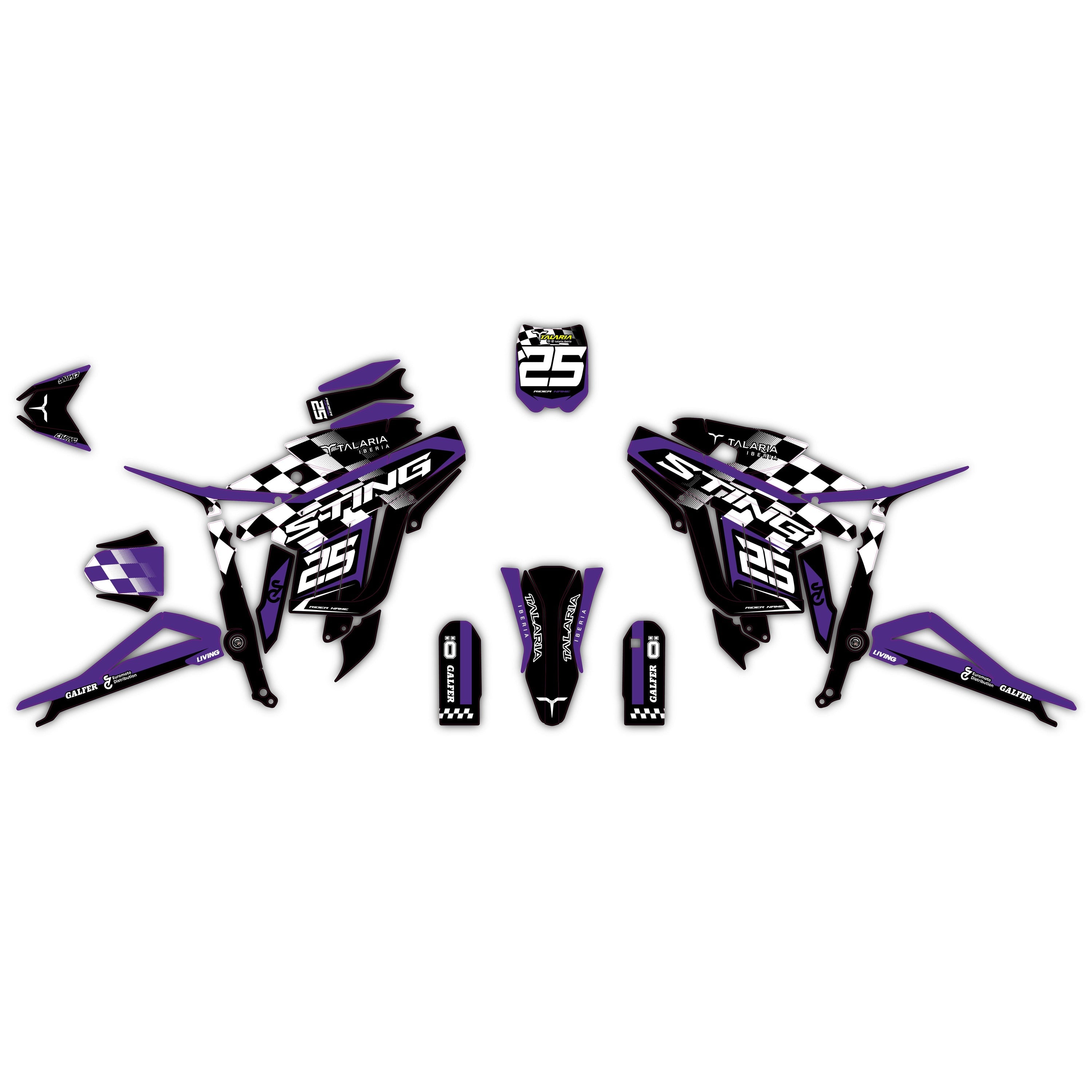 Racing - adhesivos Talaria Sting, XXX, Sting PRO MX5
