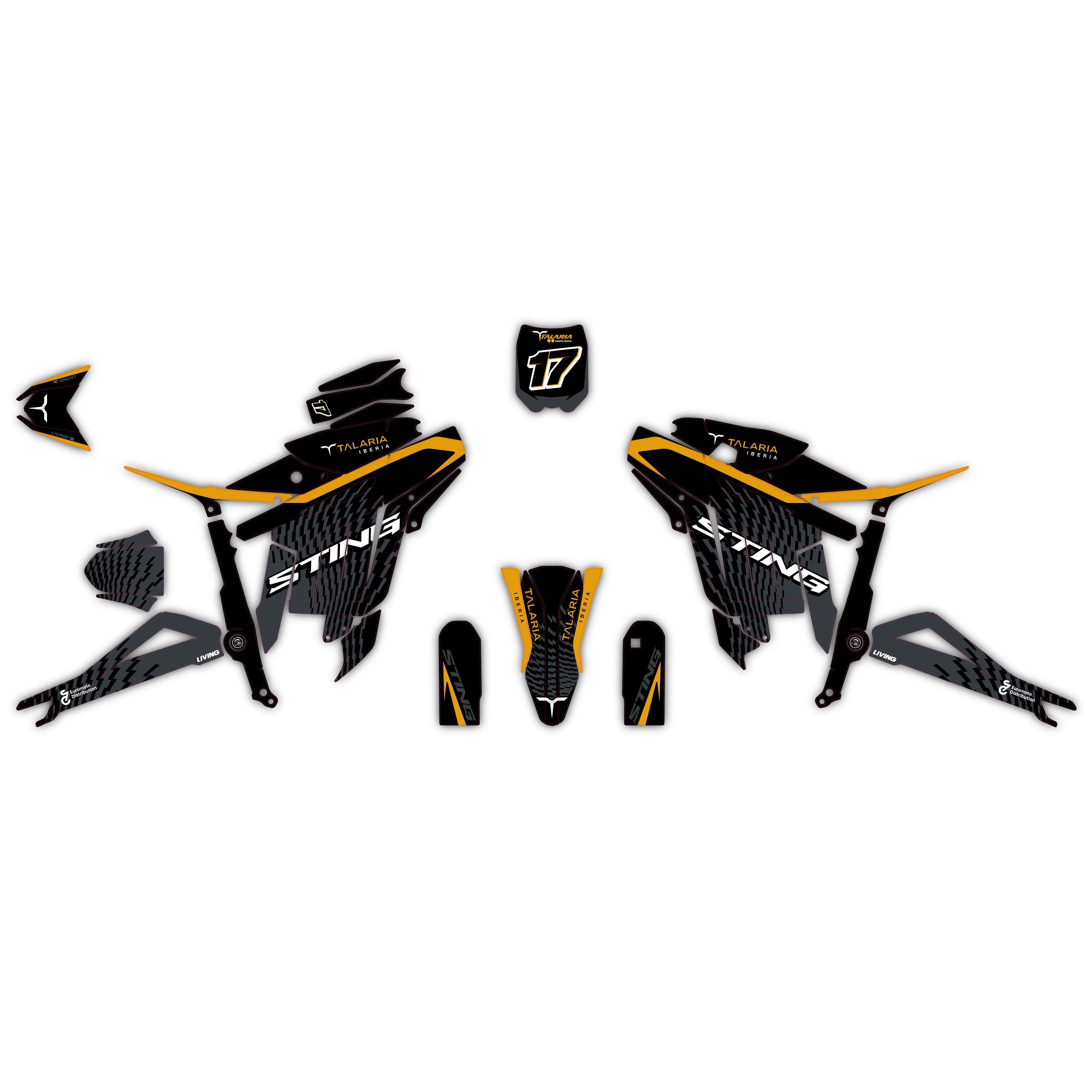 Talaria Iberia - adhesivos Talaria Sting, XXX, Sting PRO MX5