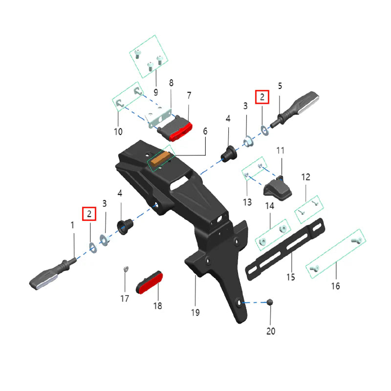 Arandela (Φ10×Φ20×1,5)