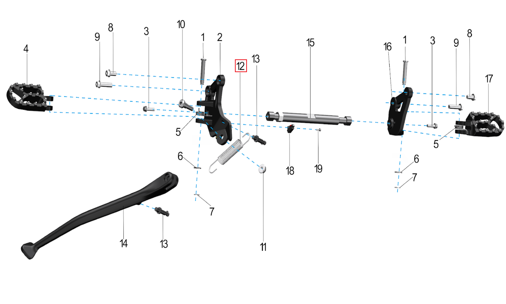 Muelle caballete (KOMODO)