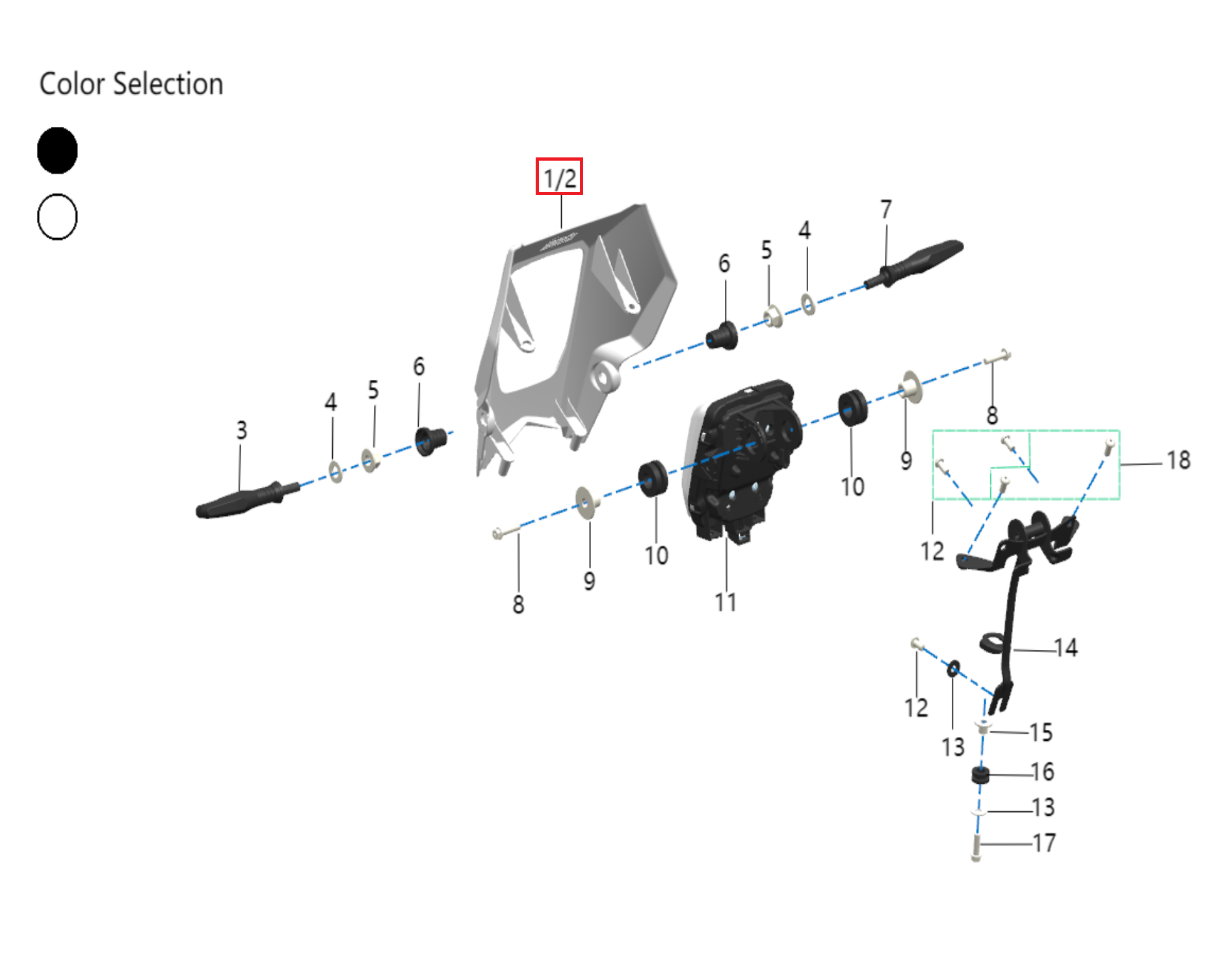 Cubierta luz delantera L3e (KOMODO)
