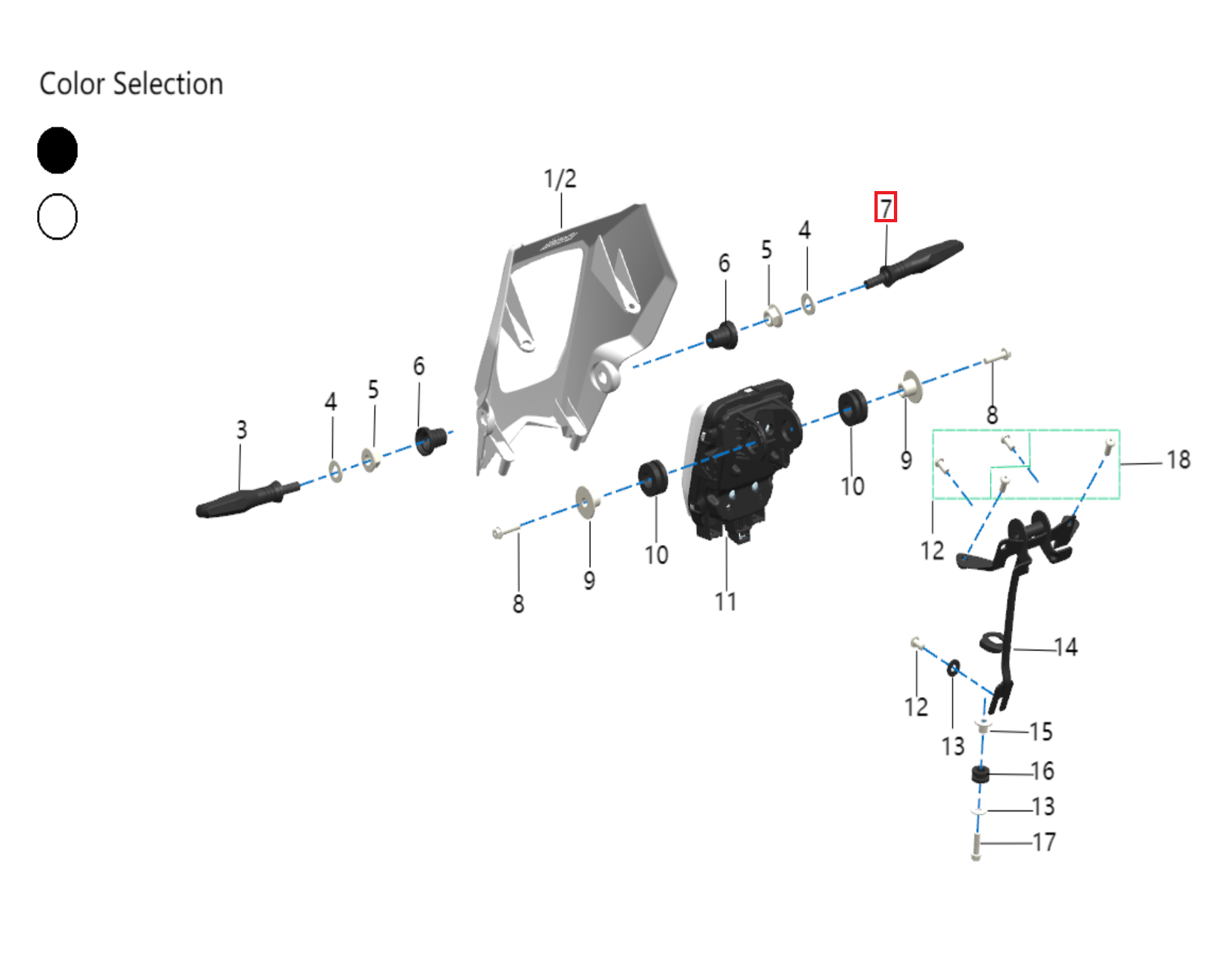 Intermitente delantero derecho L3e (KOMODO)