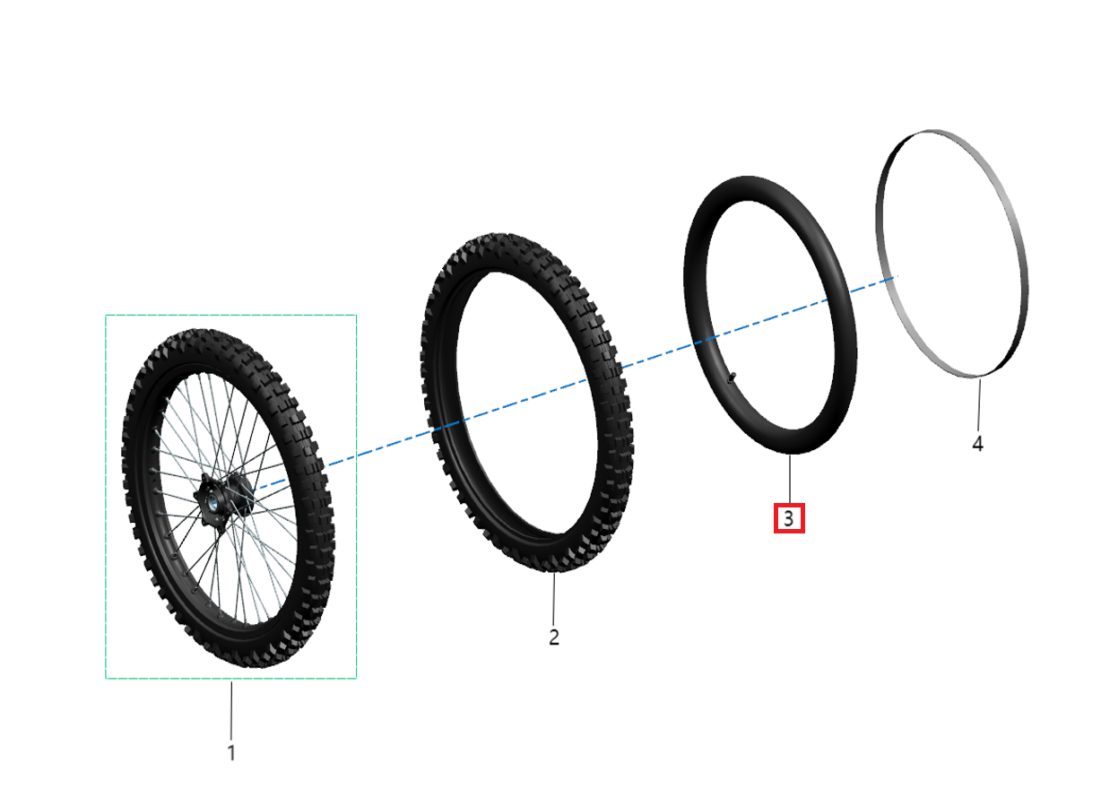 Camara aire (E-Mark) 21" (KOMODO)