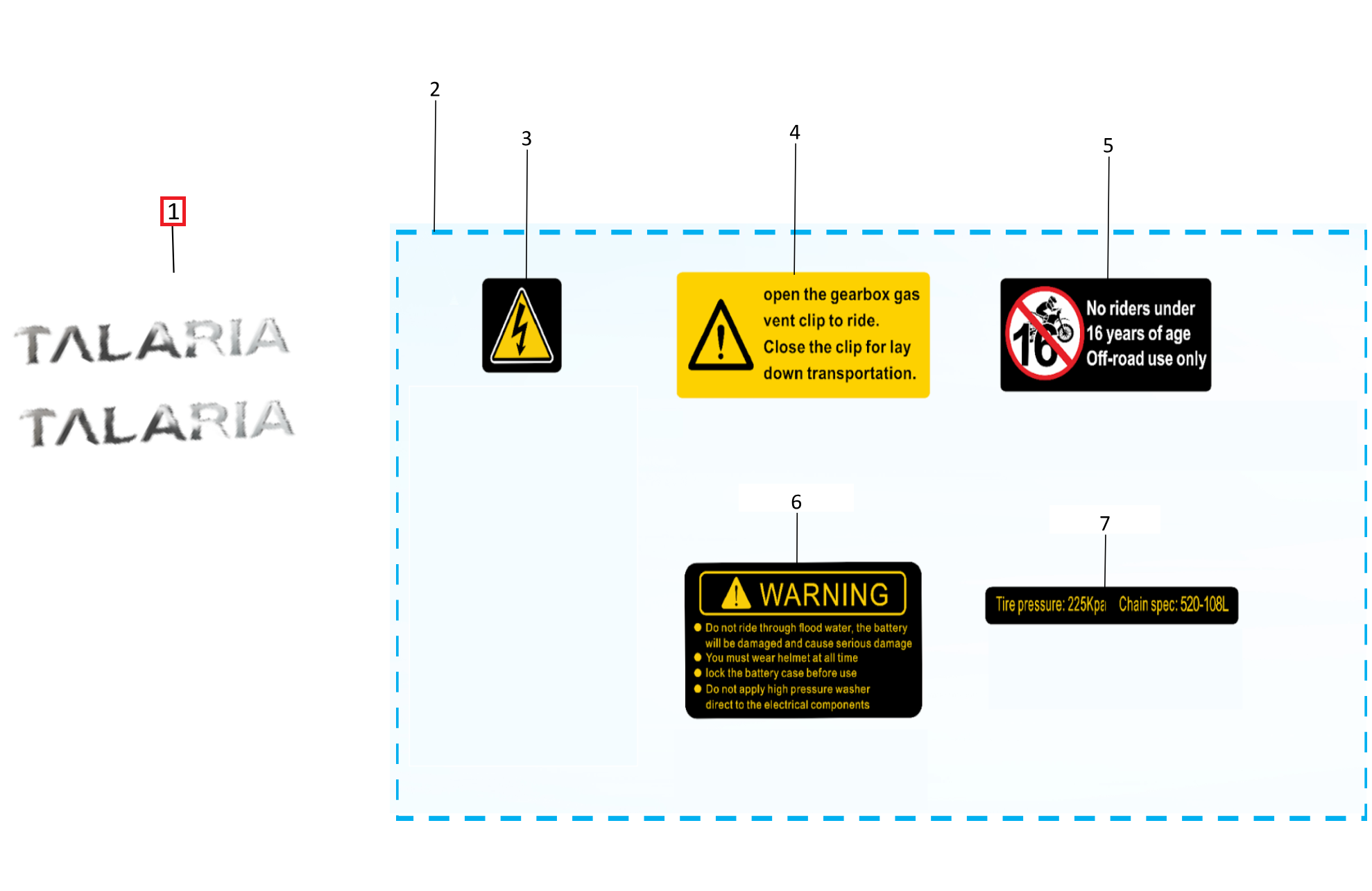 Sticker TALARIA (KOMODO)