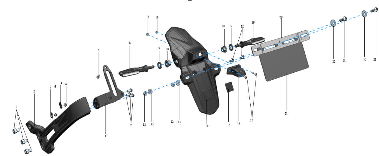 Soporte matricula completo - XxX