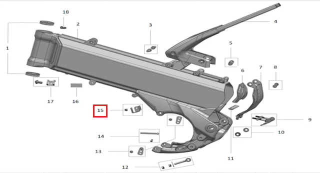 Soporte del sensor de caída (XxX)