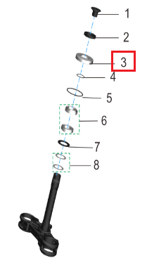 Guardapolvo de la dirección (KOMODO)