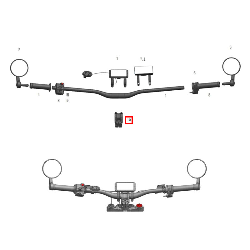 Soporte de manillar L1e