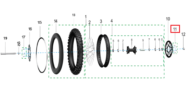 Tornillo M8×19 (KOMODO)