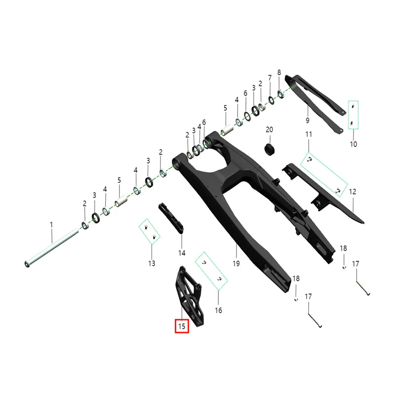 Guía cadena (KOMODO)