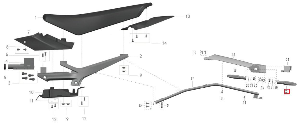 Volandera de senyal de gir (diàmetre intern Ø10)