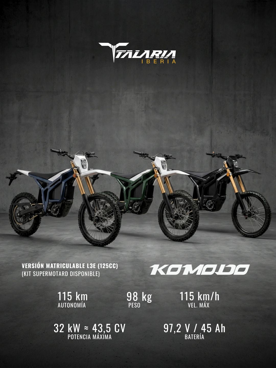 10€ Test Ride Bassella - Talaria KOMODO