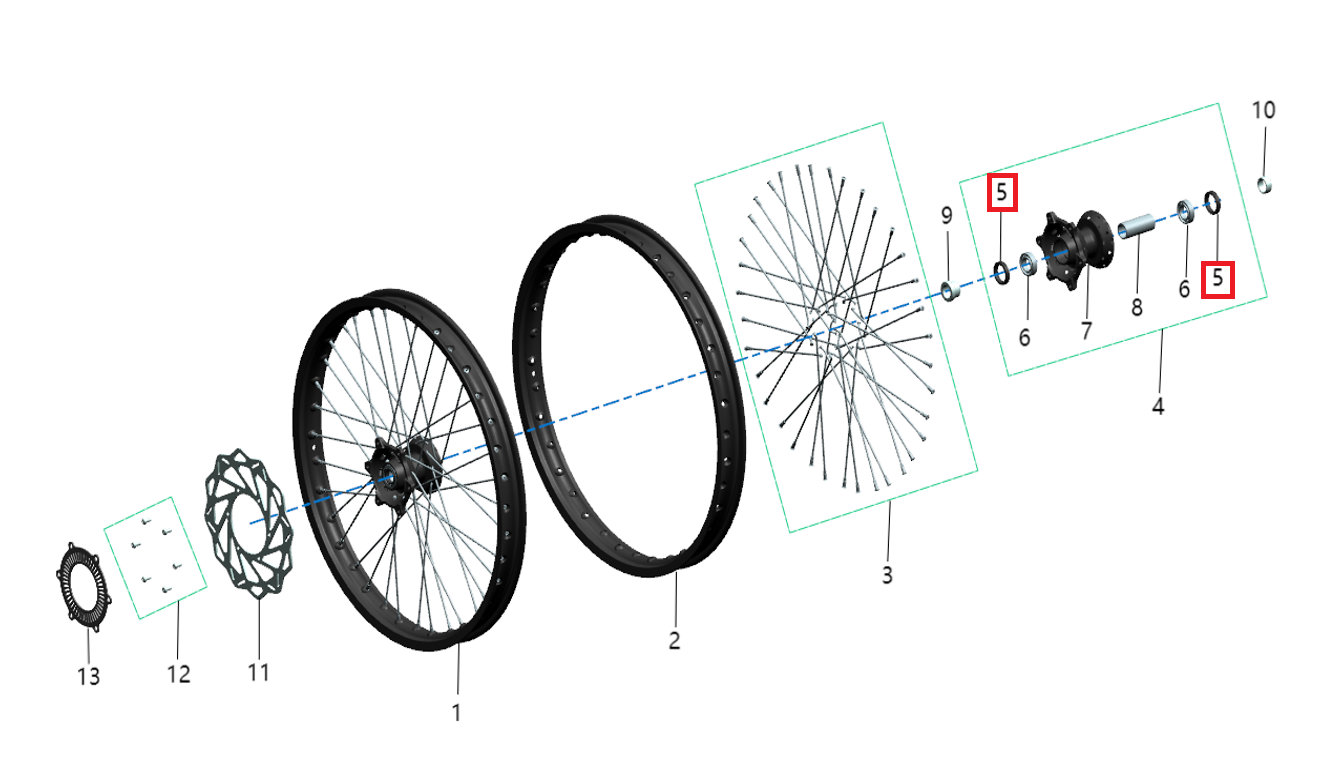 Sello de aceite Φ26*Φ37*6 (KOMODO)