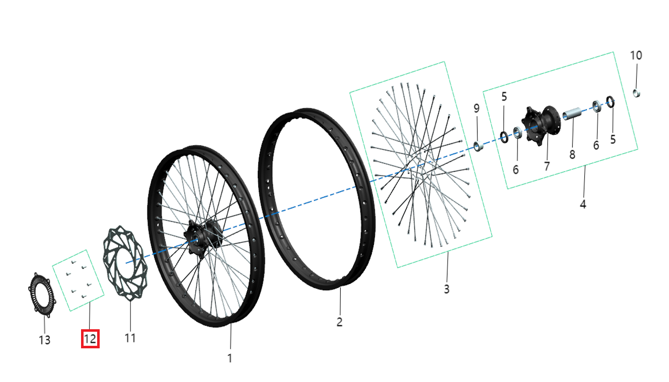 Set tornillos (KOMODO)