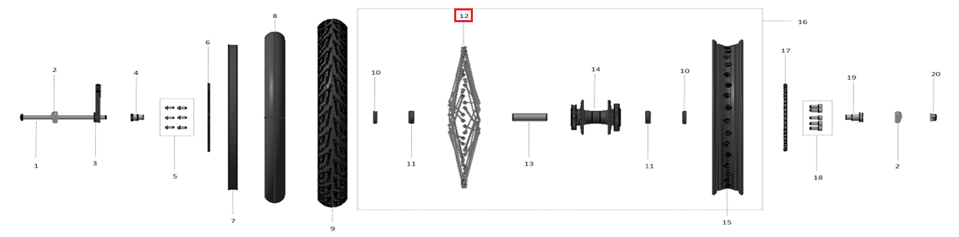 rear wheel radius