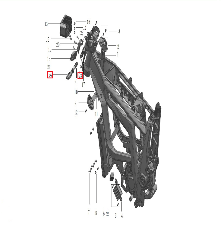 Turn signal washer (inner diameter Ø10)