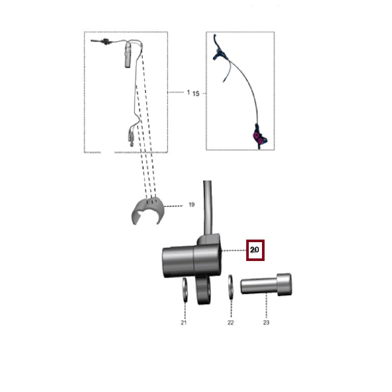 Sensor de velocidad ABS