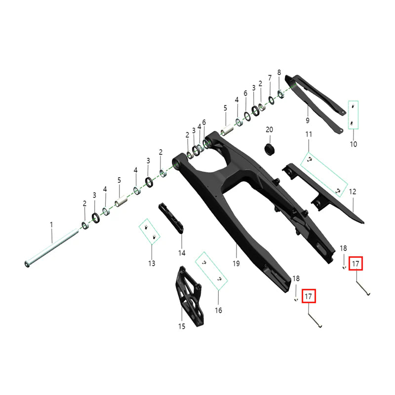 Tornillos tensor de cadena (KOMODO)