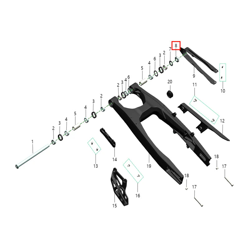 Tuerca M14x1.5 (KOMODO)