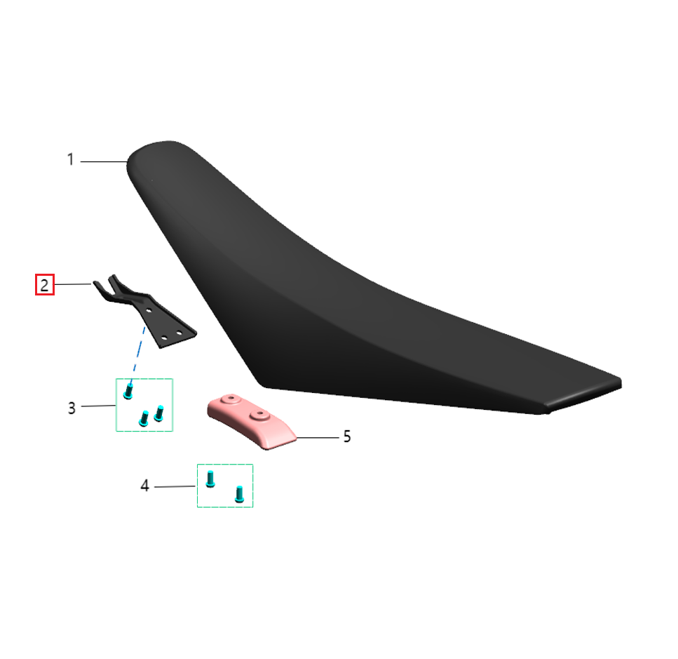 Soporte fijacion asiento (KOMODO)