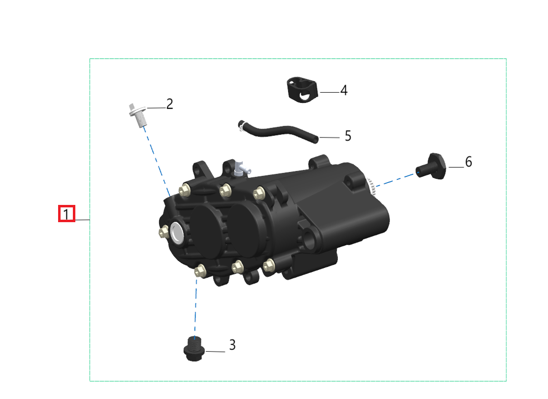 Caja de cambio completa (KOMODO)