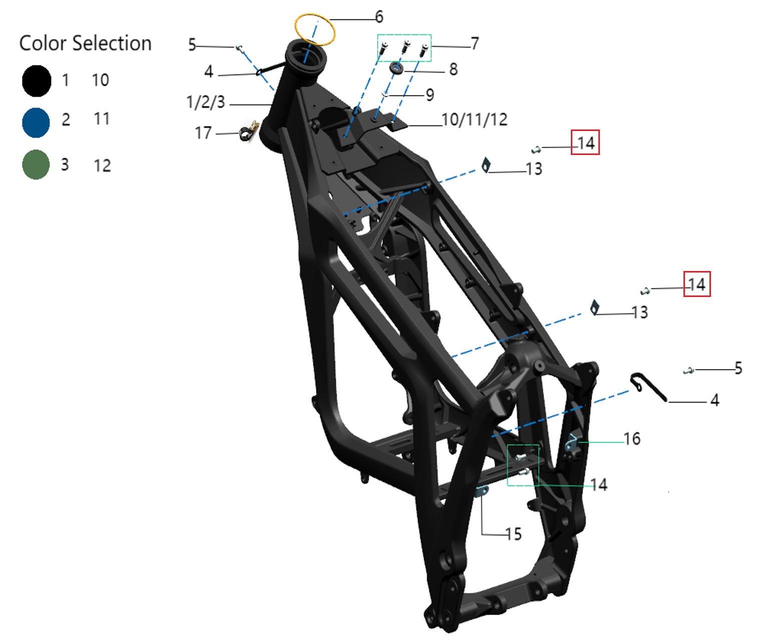 Set tornillos M6x8 (KOMODO)