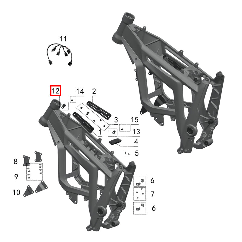 Main wiring clip