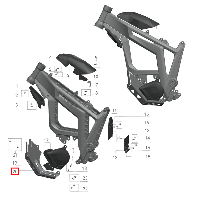 Rubber shock absorber