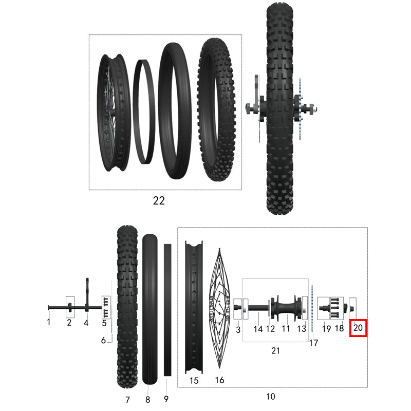 Porca GB/T6187.1 (M12*1,25)