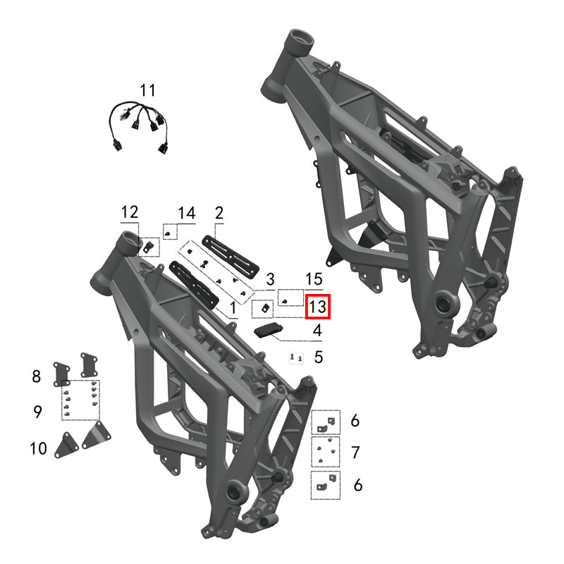 Portacables principal