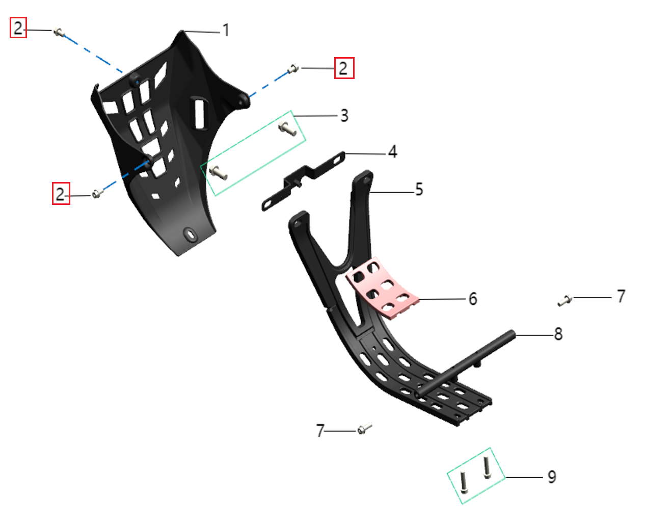 Set Tornillos M6x10 (KOMODO)