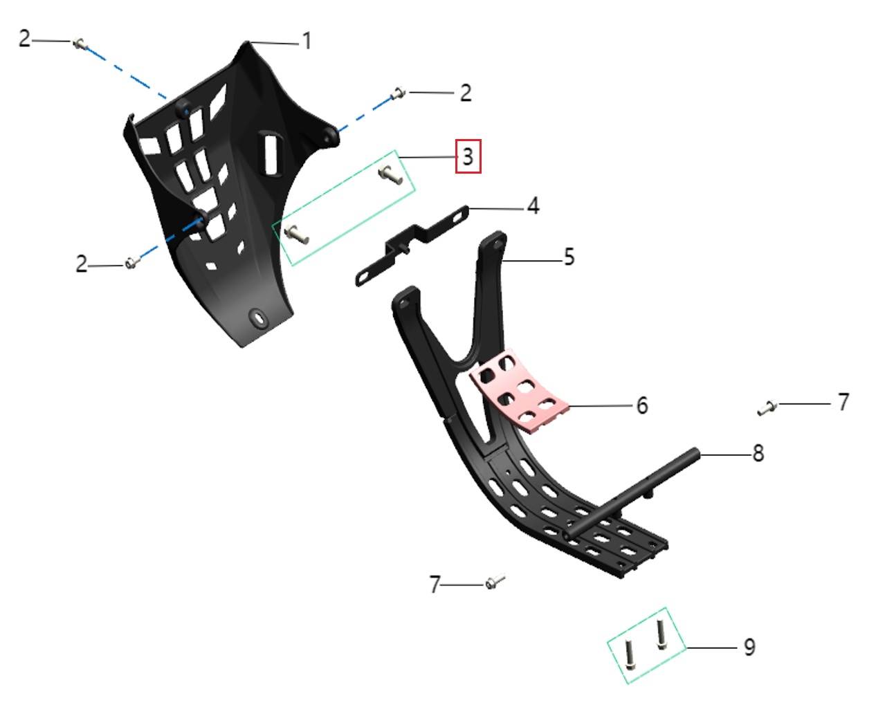 Set Tornillos M8x20 (KOMODO)