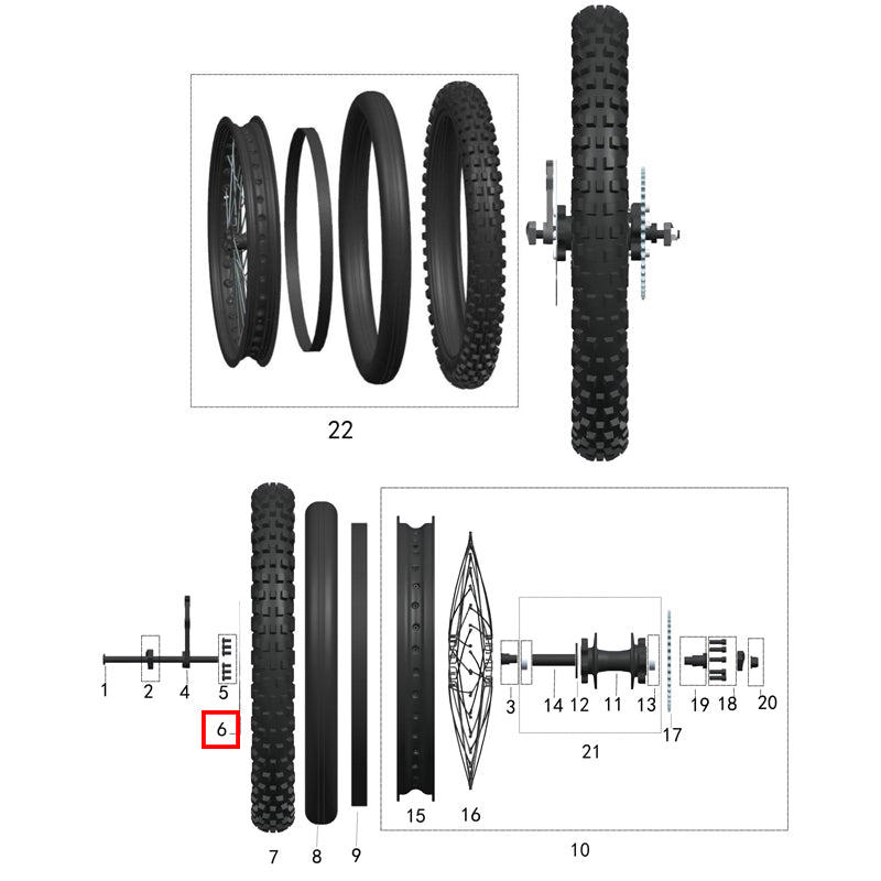 TL4000 rear brake disc