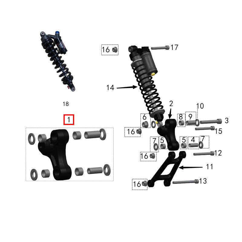 Swing arm assembly