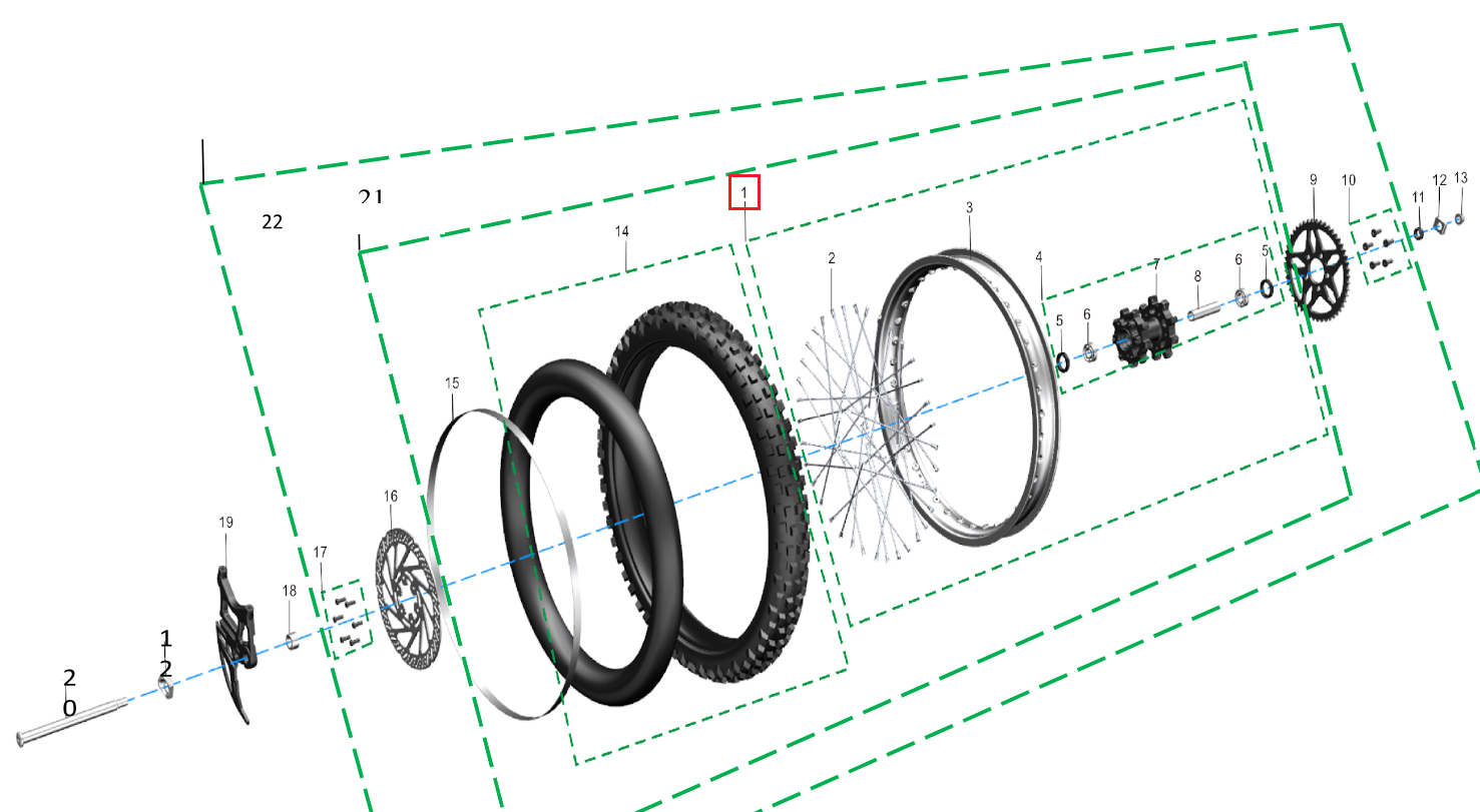 front tire