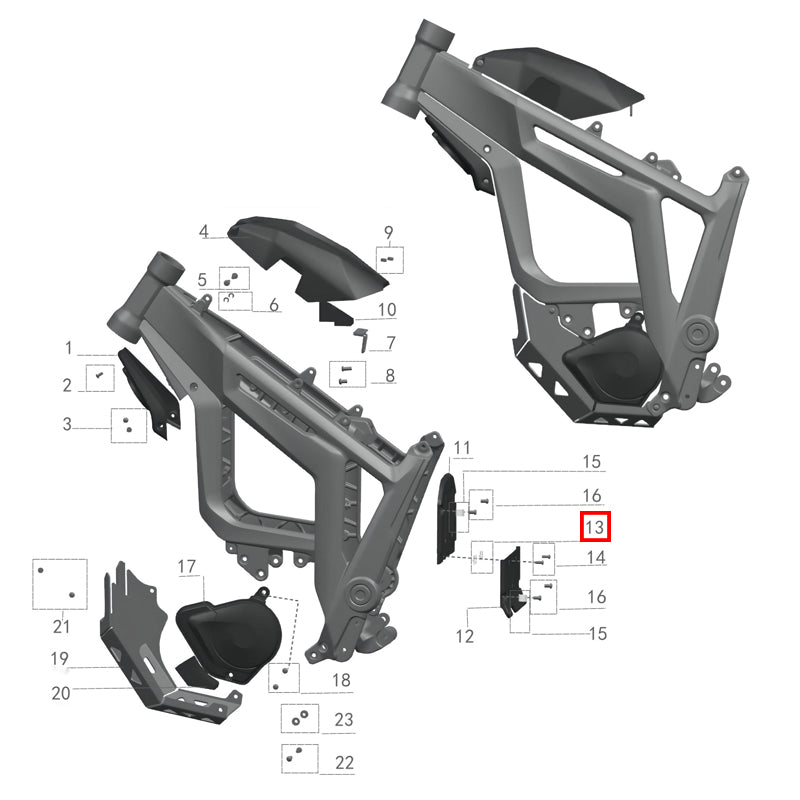 Fixing plate (M5)