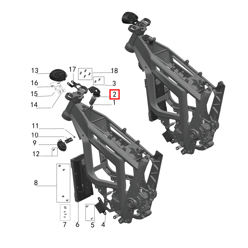 Set of decorative covers for locks (plastic)