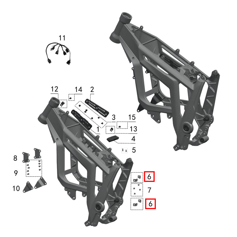 Battery Rear Fender Bracket