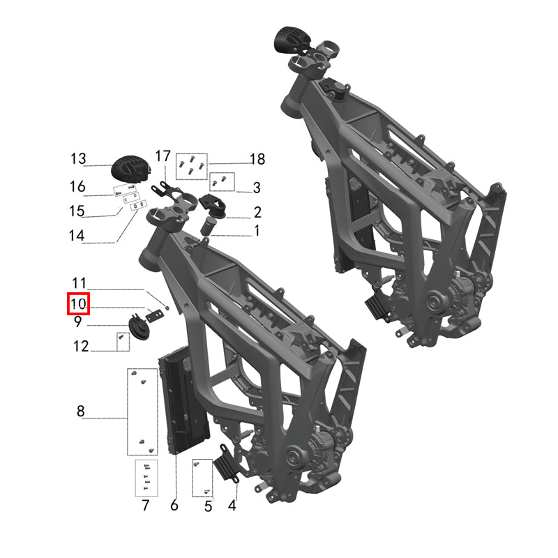 Soporte de claxon