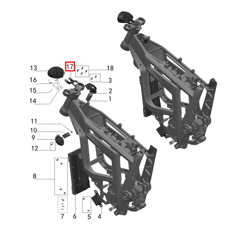 Headlight bracket (MX)