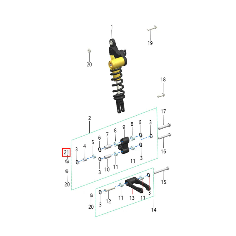 Tuerca M12x1.25 (KOMODO)