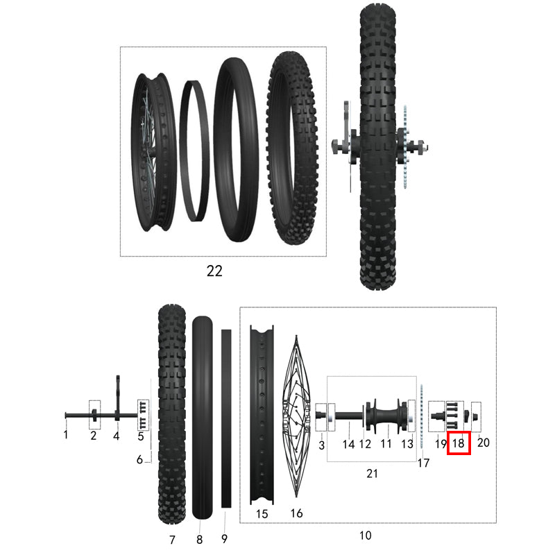 Tornillo (M8*18)